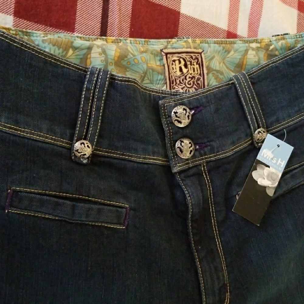 NWT Rich and Skinny Wide Leg Jeans sz 29